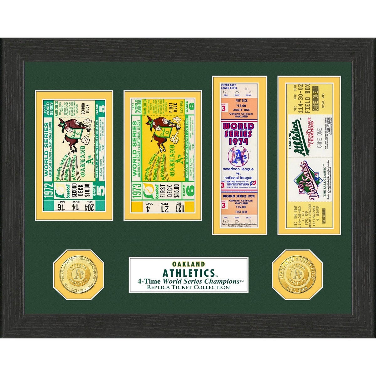 World Series Champion Ticket Frame from Sportys Preferred Living