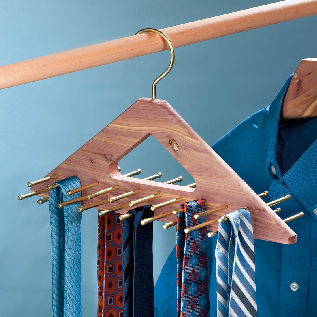 Cedar Tie Hanger From Sporty S Wright Bros Collection