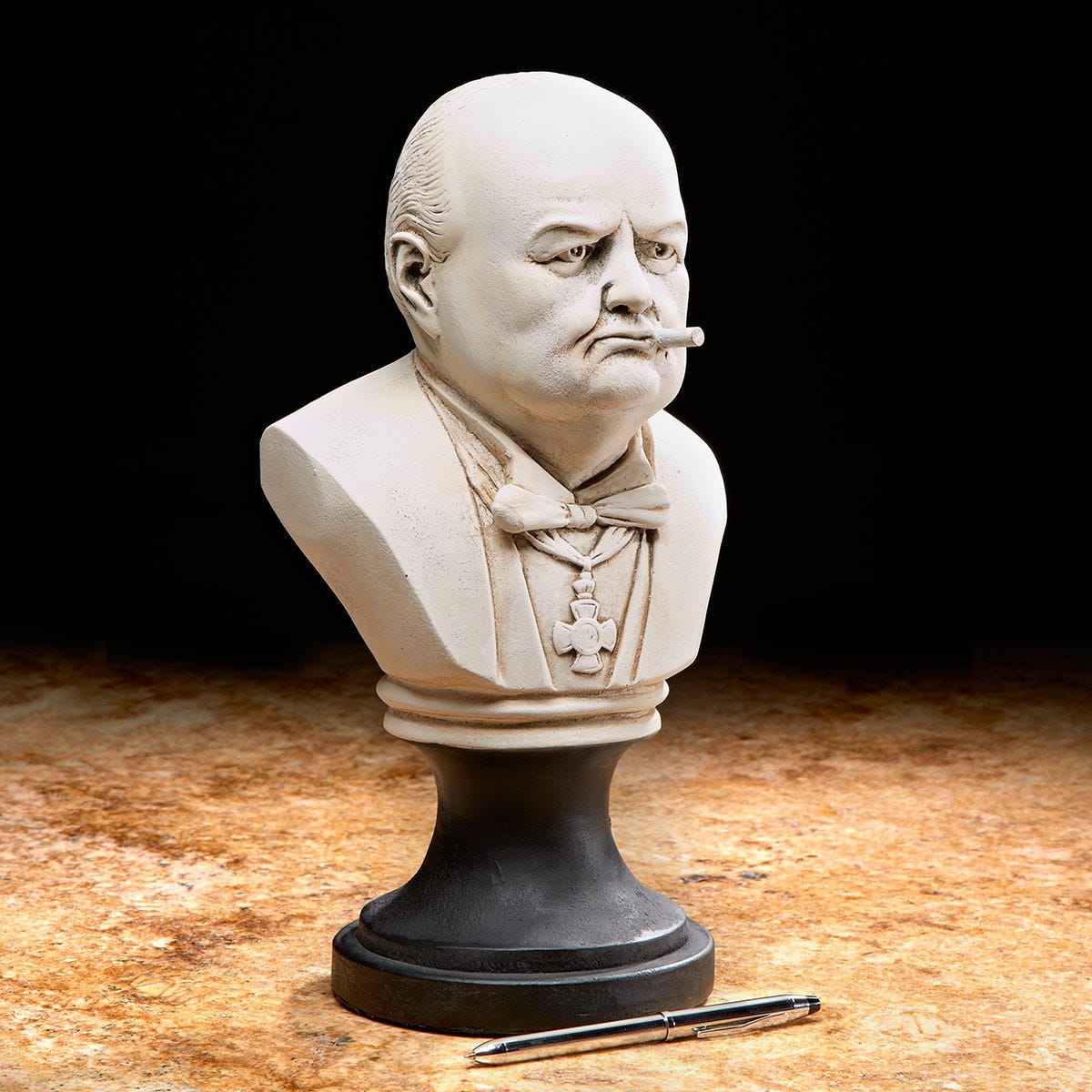 Winston Churchill Bust from Sporty's Wright Bros Collection