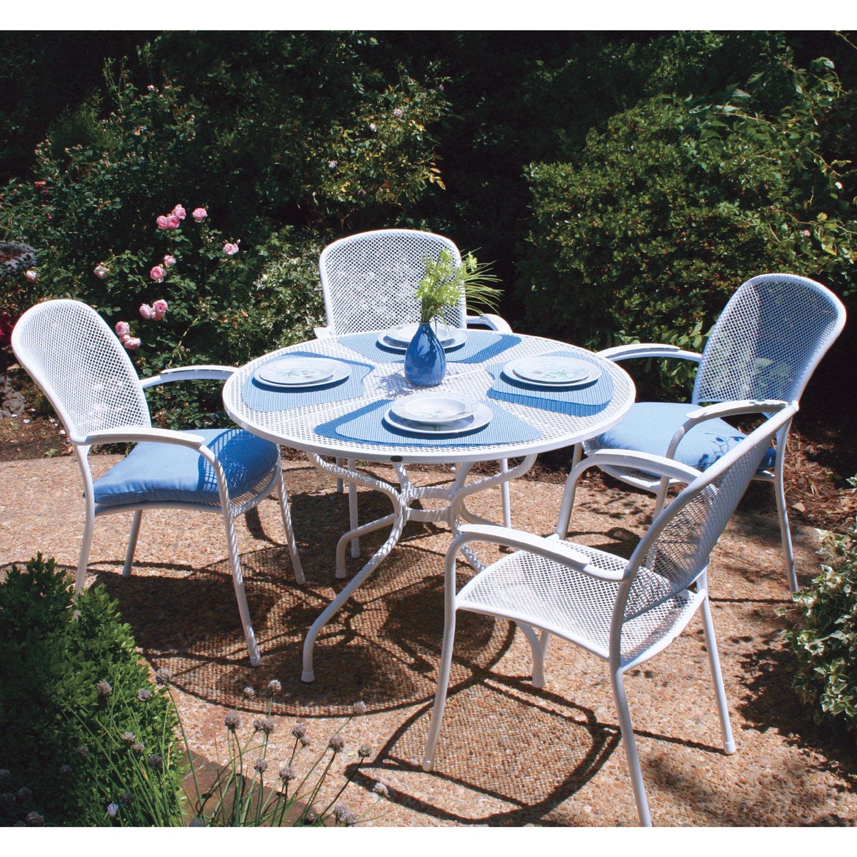 Kettler Wrought Iron Round Outdoor Table from Sportys Preferred Living