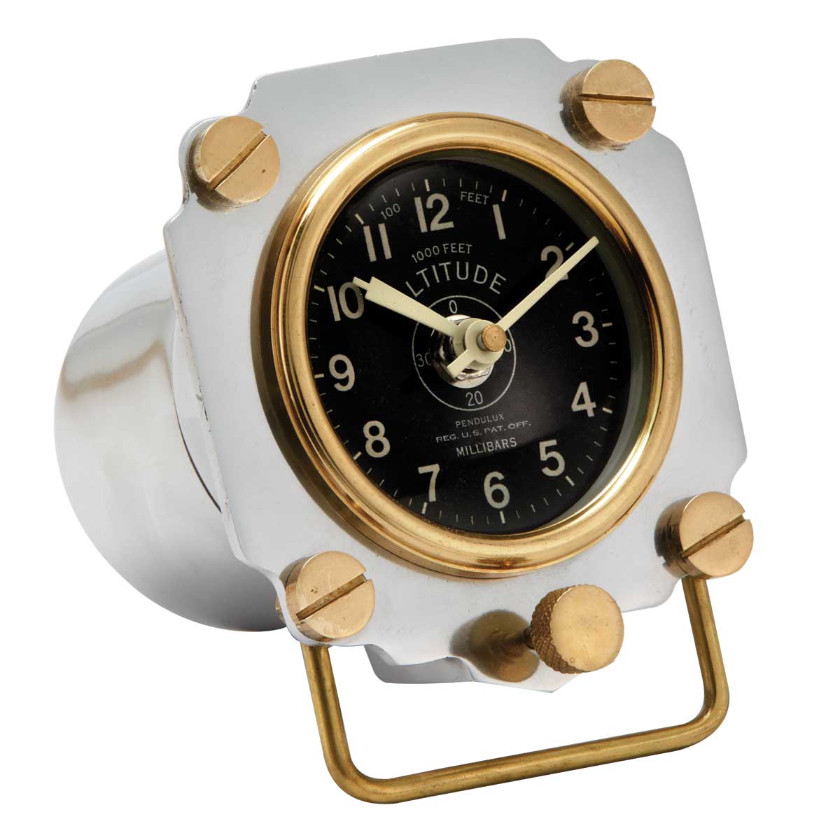 Altimeter Display Clock from Sporty's Wright Bros Collection