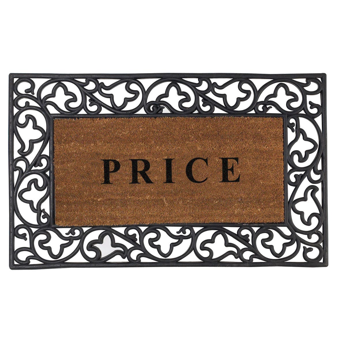 Large Rubber and Coco Door Mat from Sportys Preferred Living