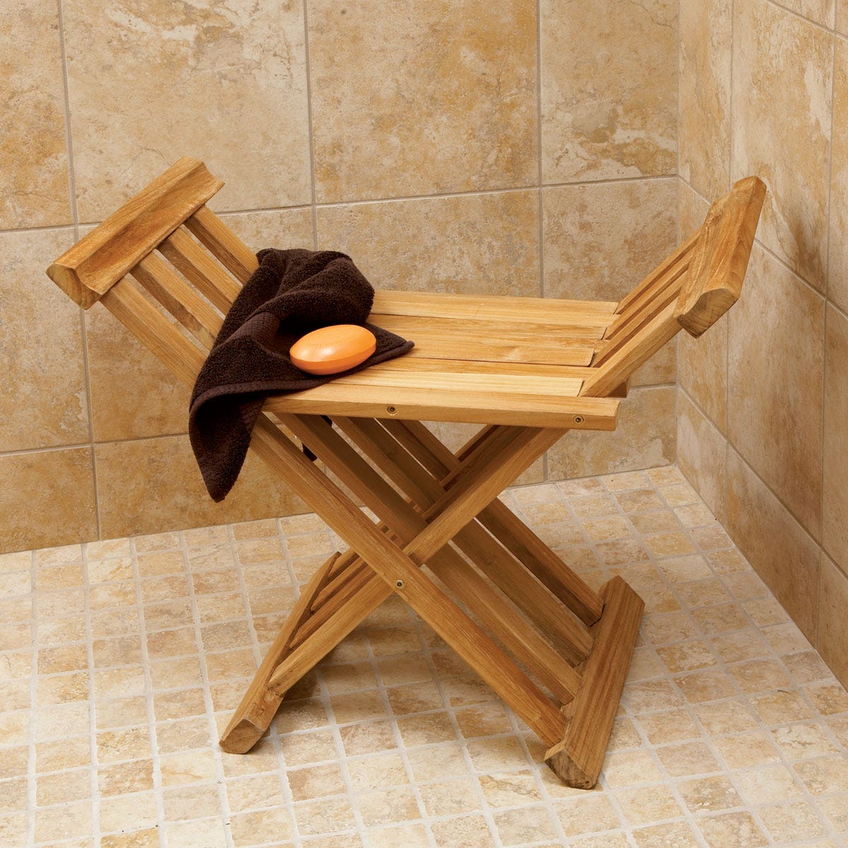 teak bath stool canada