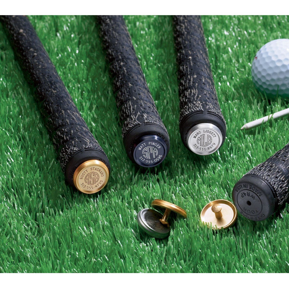 ClubLink Monogrammed Golf Club Markers from Sportys Preferred Living