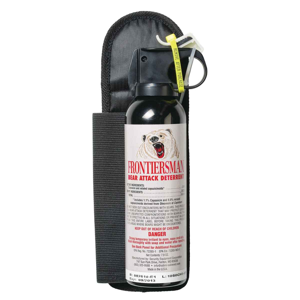Bear Attack Deterrent with Holster from Sportys Preferred Living
