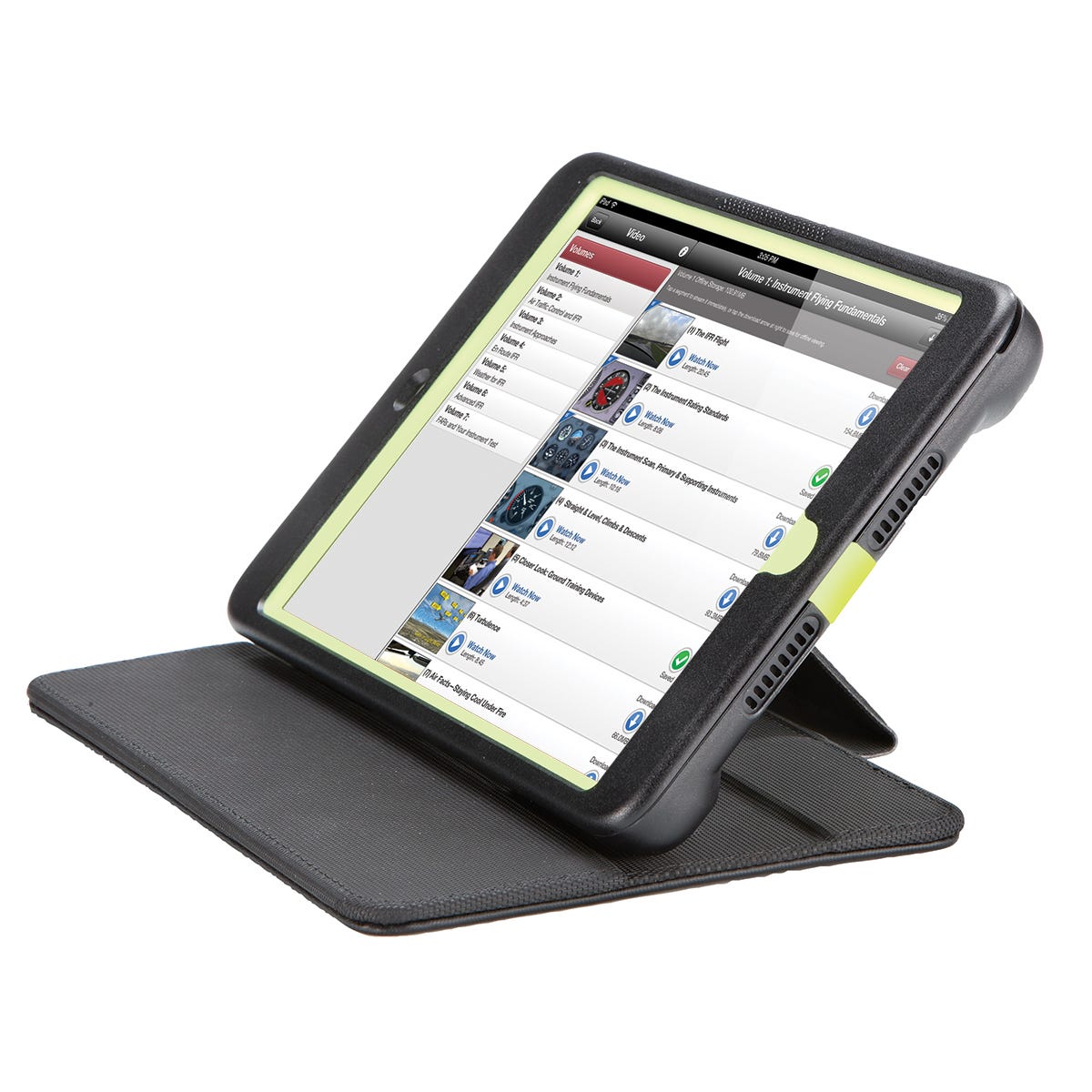 iPad Mini 13 PIVOT Case with Folio Cover Flight Bags, Kneeboards