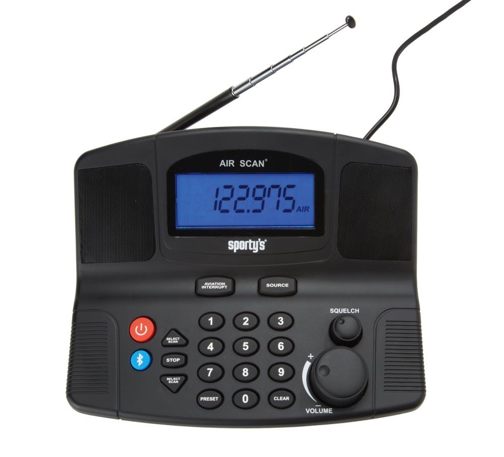 Sporty's Air Scan Aviation Radio / Scanner from Sporty's Wright Bros