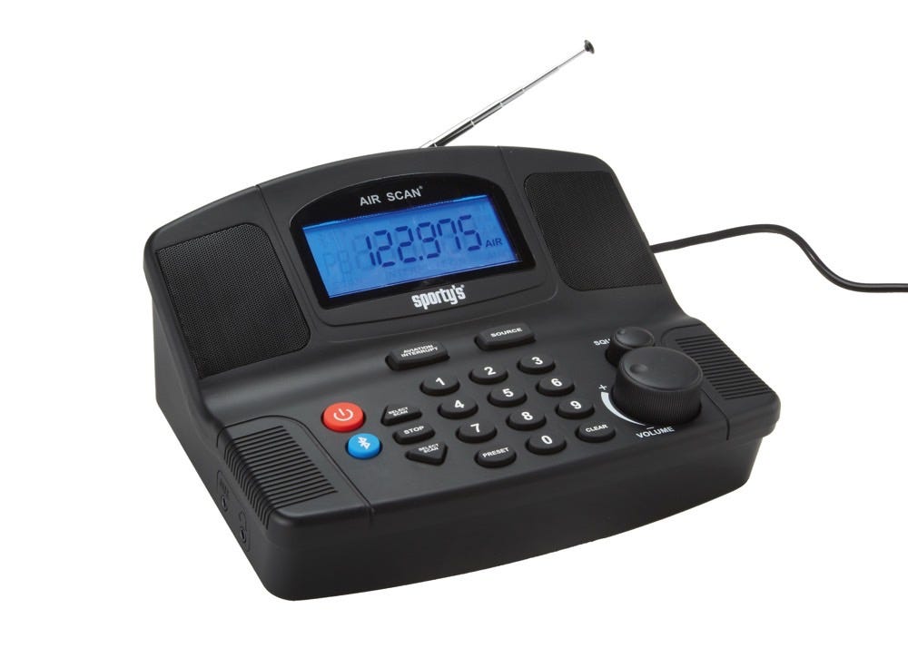Sporty's Air Scan Aviation Radio / Scanner from Sporty's Pilot Shop