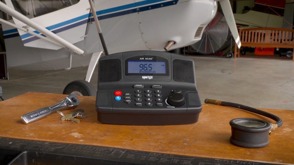 Sporty's Air Scan Aviation Radio / Scanner from Sporty's Wright Bros