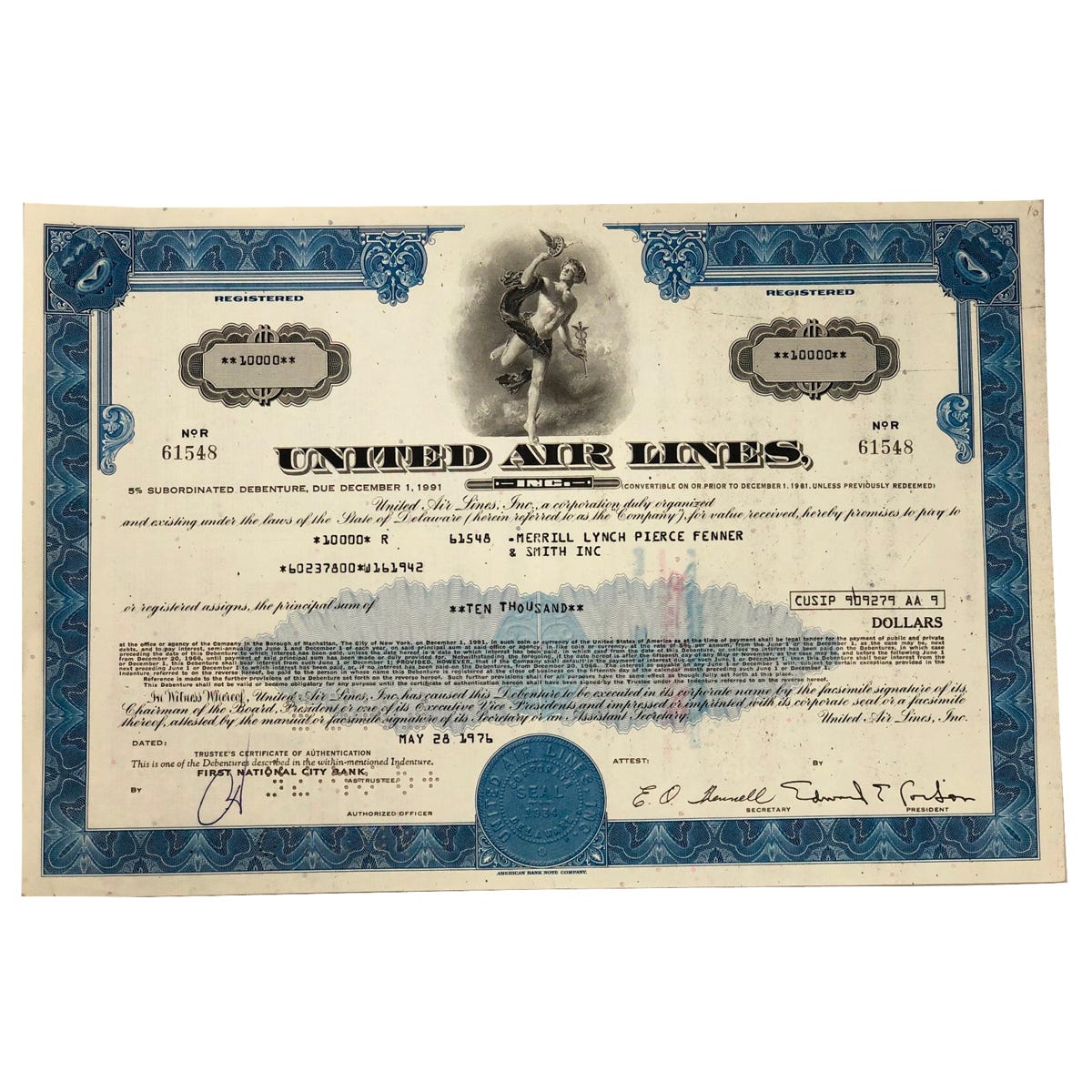 United Airlines Health Certificate