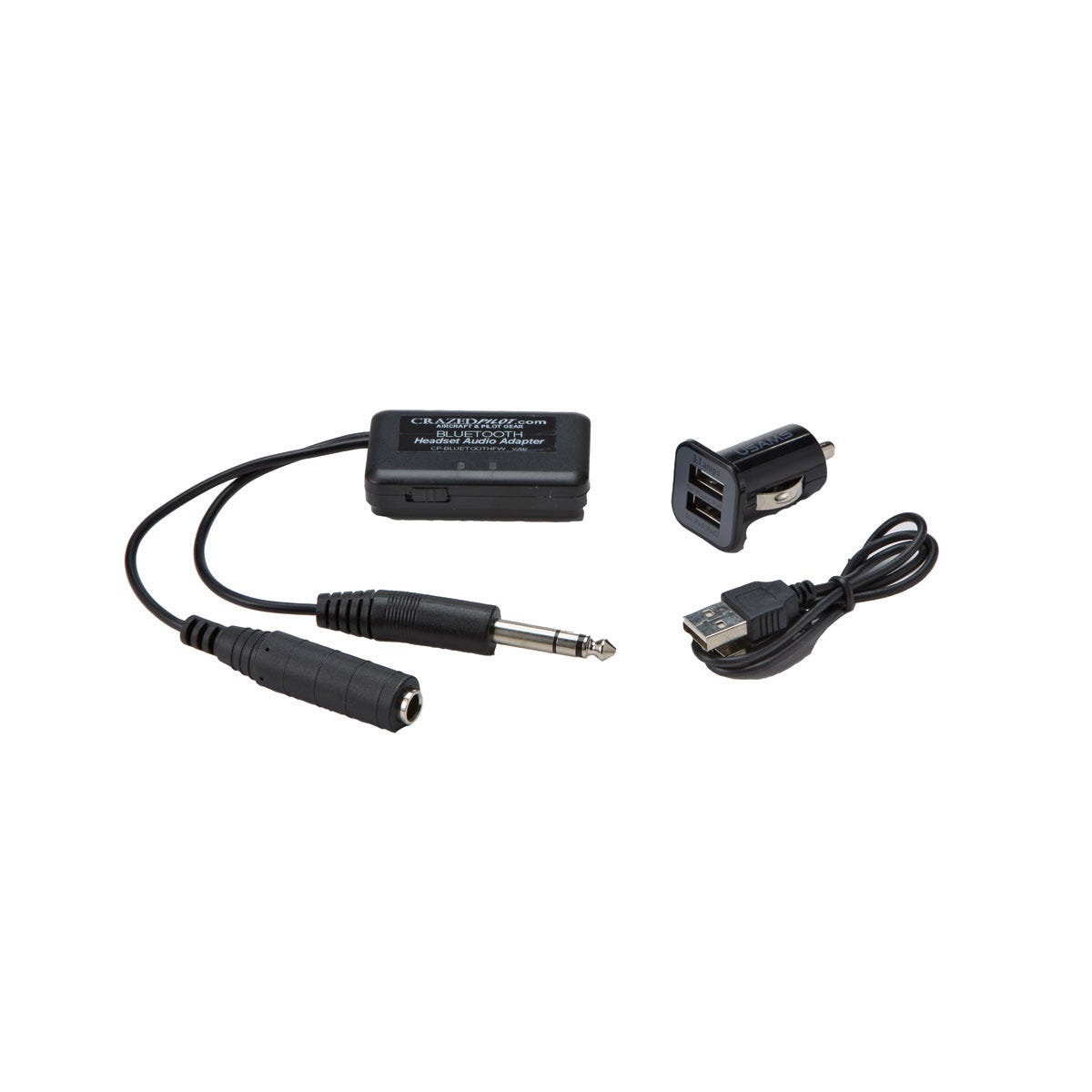 Bluetooth Adapter for GA plug headsets from Sporty's Pilot Shop