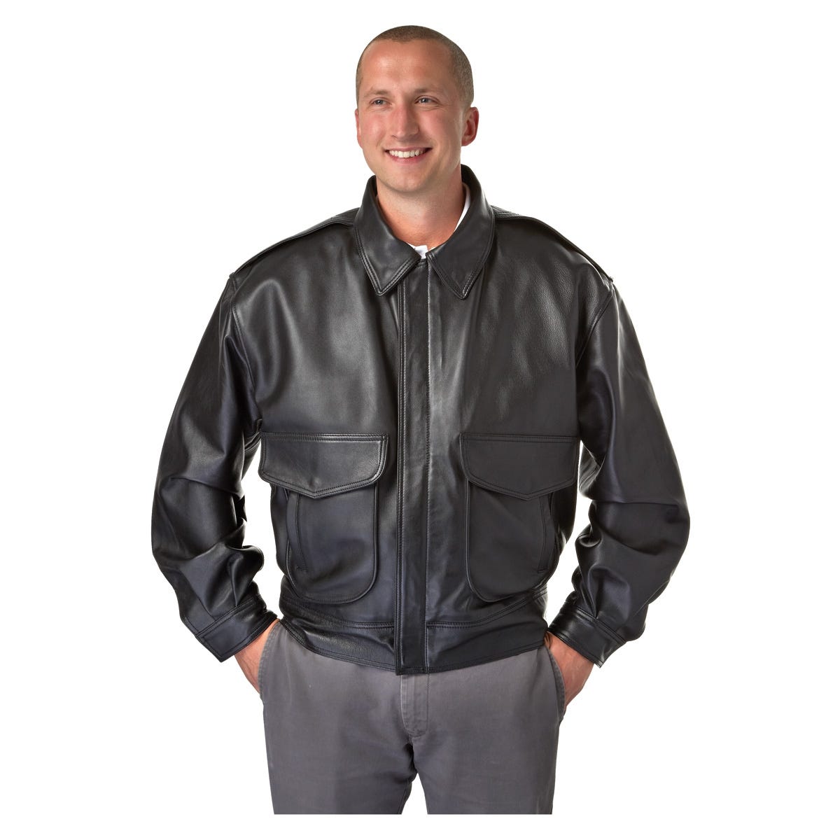 Super Soft Airline Captain's Leather Jacket