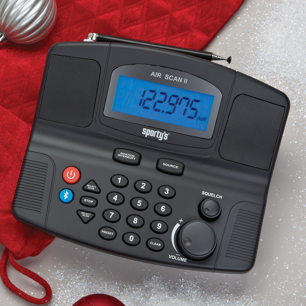 Air Scan II Radio with AVIATION INTERRUPT™ from Sporty's Pilot Shop