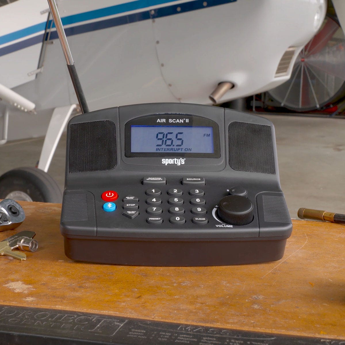 Air Scan II Radio with AVIATION INTERRUPT™ from Sporty's Pilot Shop
