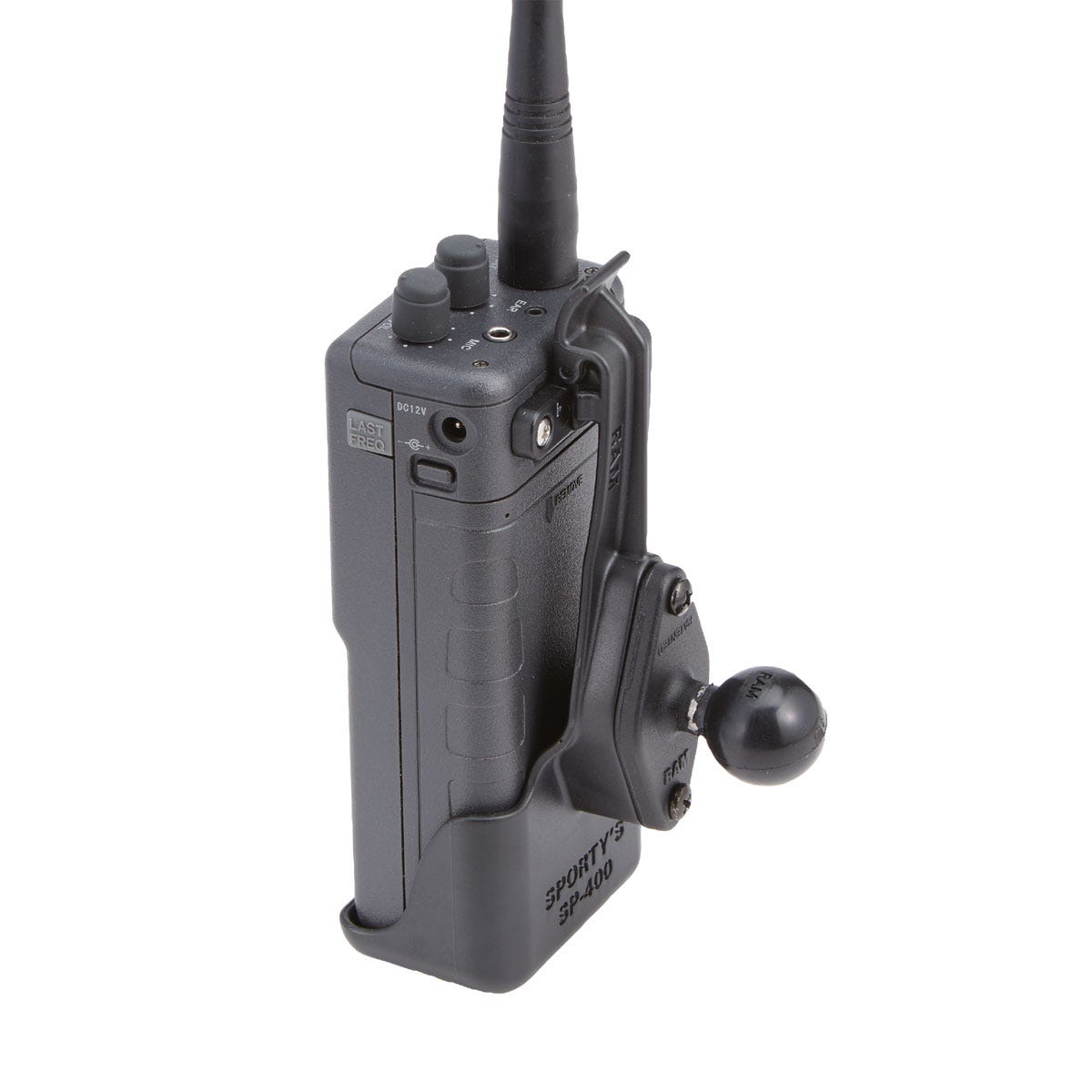 RAM SP400 Mount Cradle with Ball Sporty's Radio Accessories