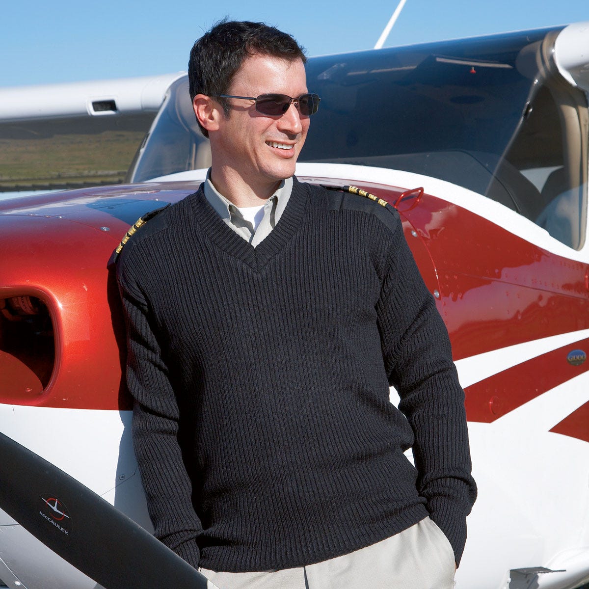 VNeck Sweater from Sporty's Pilot Shop