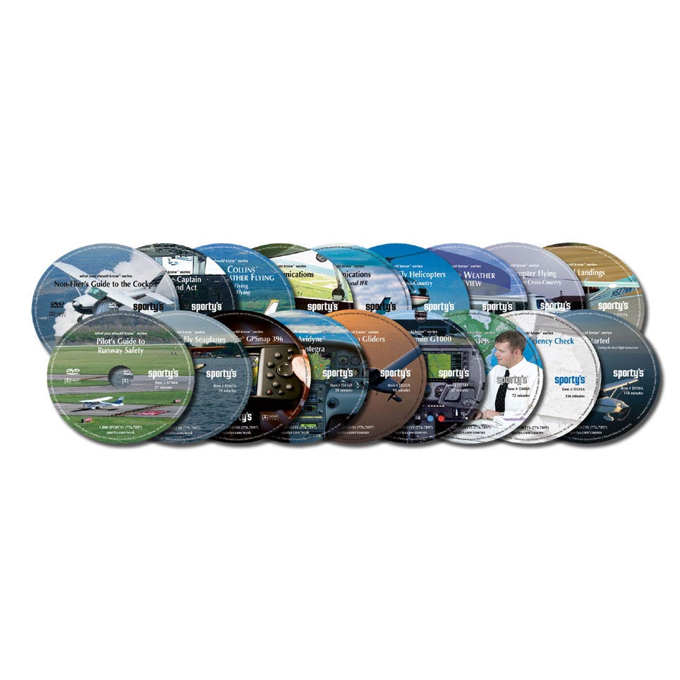 Sporty's What You Should Know Series (21 DVDs) from Sporty's Pilot Shop