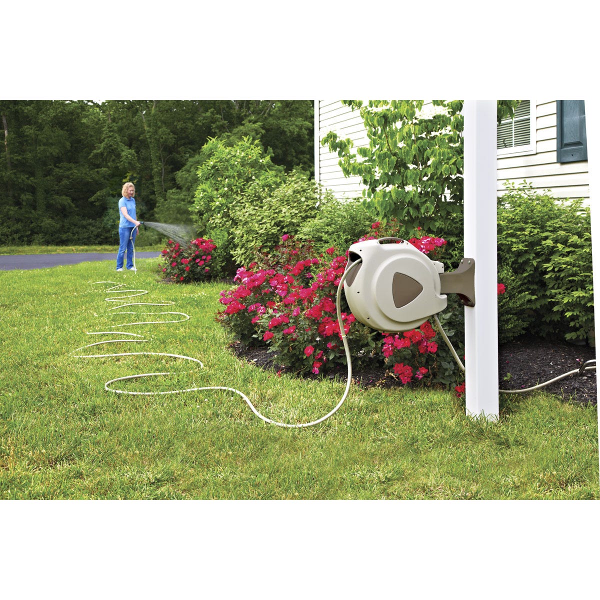 Retractable Hose Reel from Sporty's Tool Shop