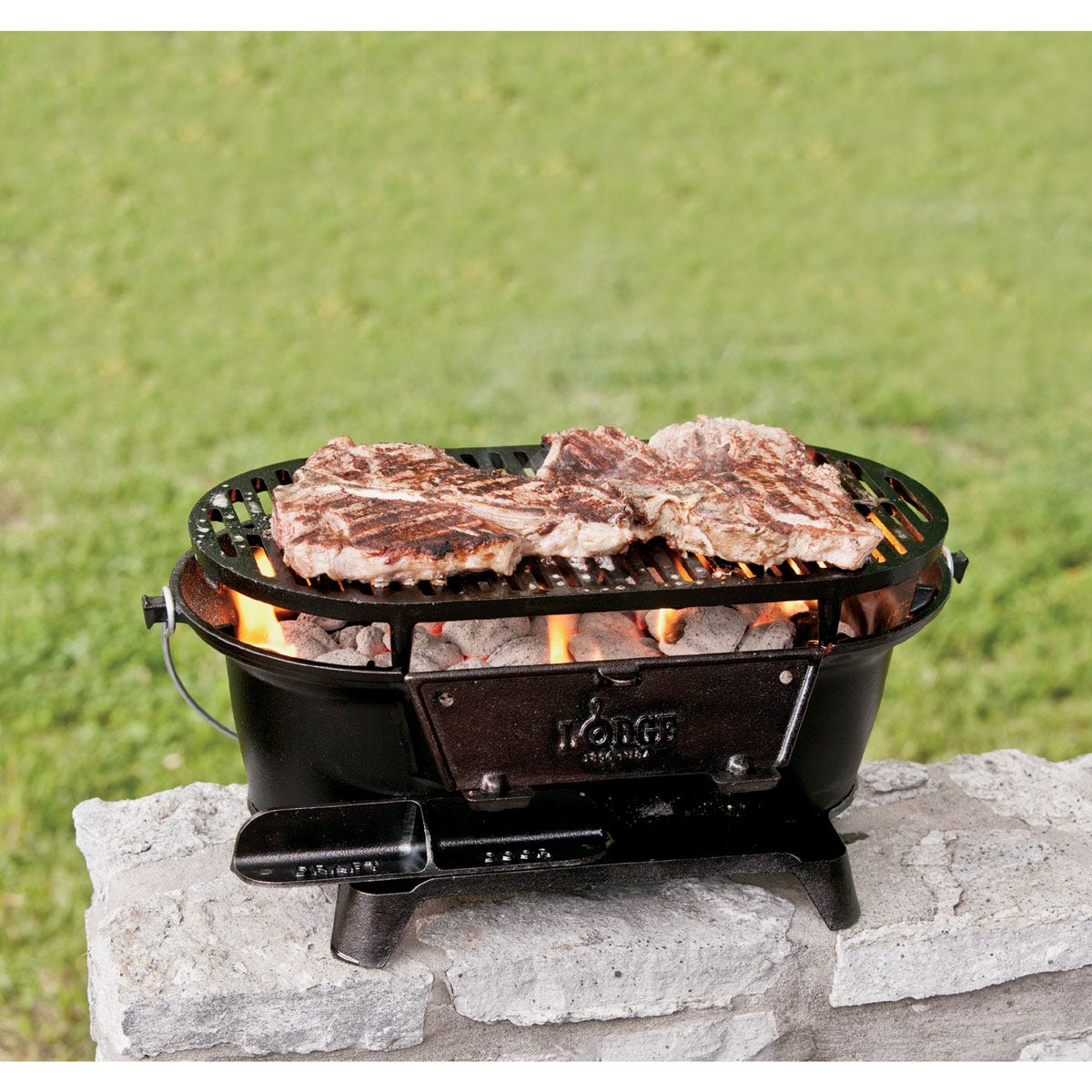 Cast Iron Hibachi Grill from Sportys Preferred Living