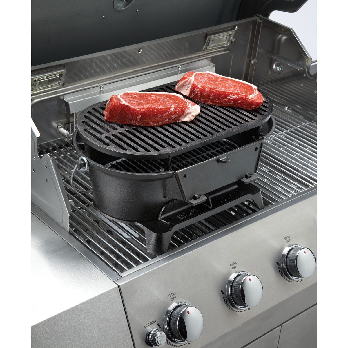 Cast Iron Hibachi Grill from Sportys Preferred Living