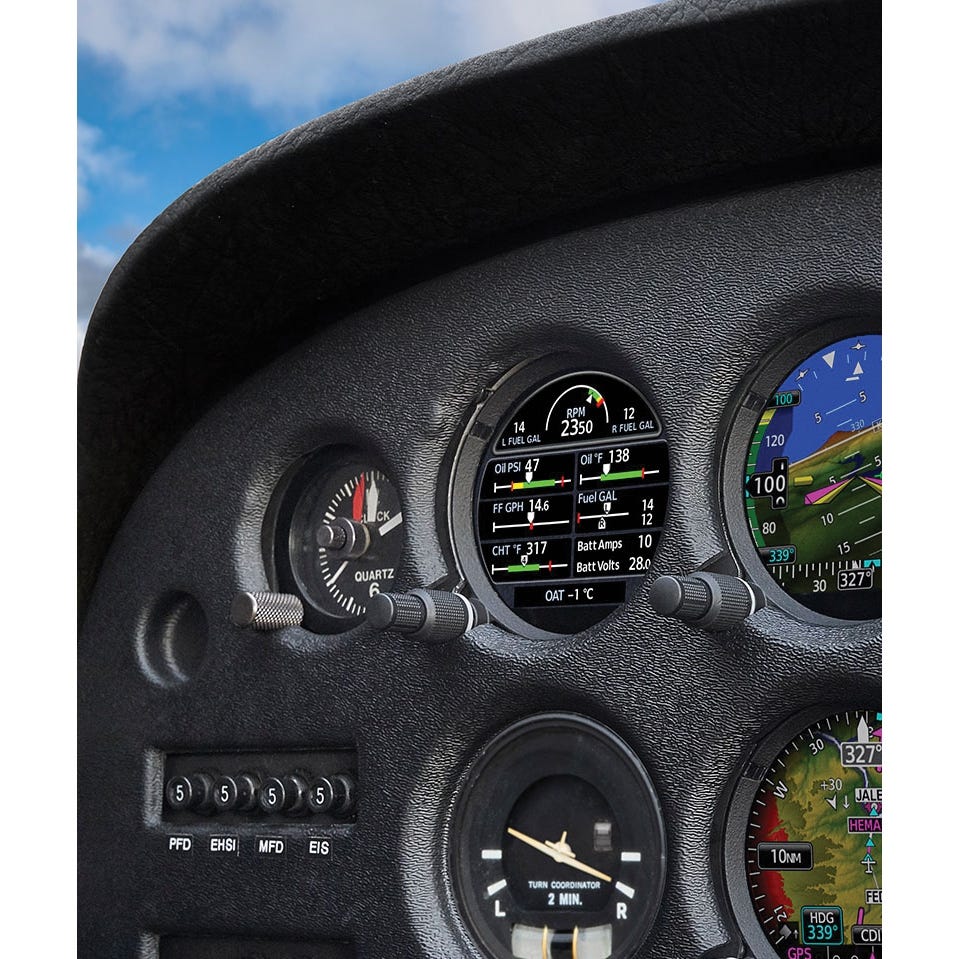 Garmin GI 275 Instrument (Engine Monitor) from Sporty's Pilot Shop