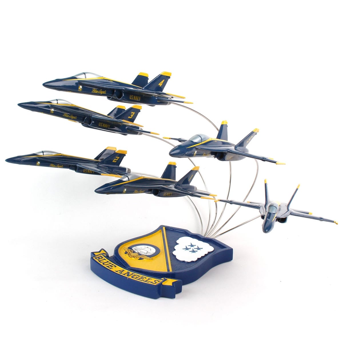 F/A-18 BLUE ANGELS 6 PLANE FORMATION 1/72 (CF018BAF) Mahogany Aircraft