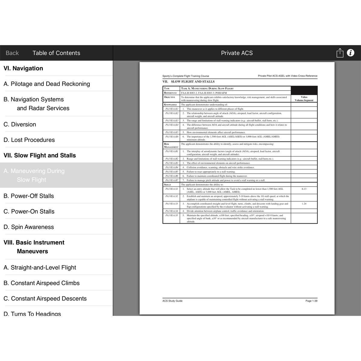 Sporty's Ultimate CFI Lesson Plan Guide iPad/iPhone App (Private Pilot ...