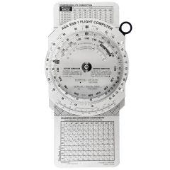 Pocket Size E6B Computer on white