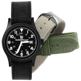 Saf Rod Watch Military Field Watch with 3 Interchangeable Straps
