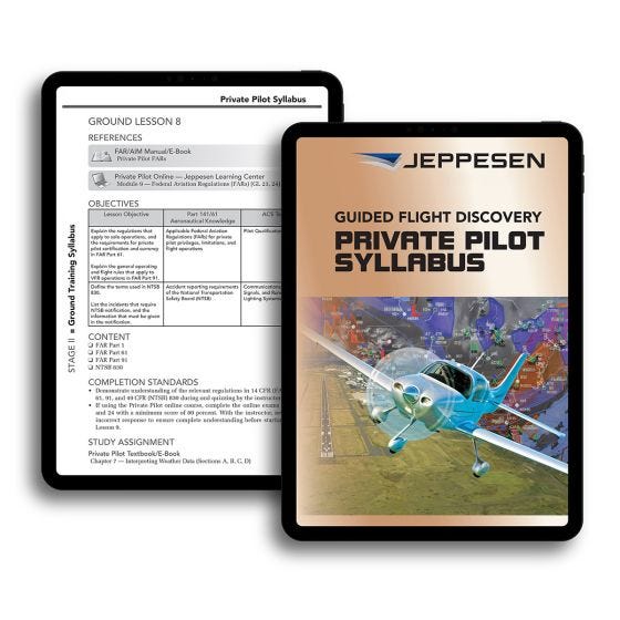 Private Pilot Syllabus.pdf Jeppesen Private Pilot Syllabus E-Book (10464404-003)