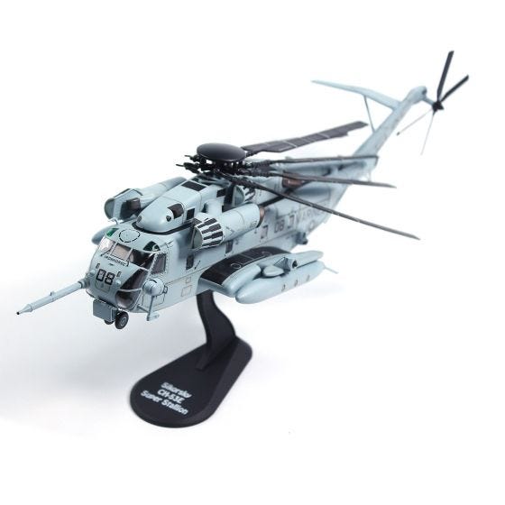 米海軍　チャレンジ　セット CH-53E Super Stallion Exercise Trident Juncture Die-Cast Model