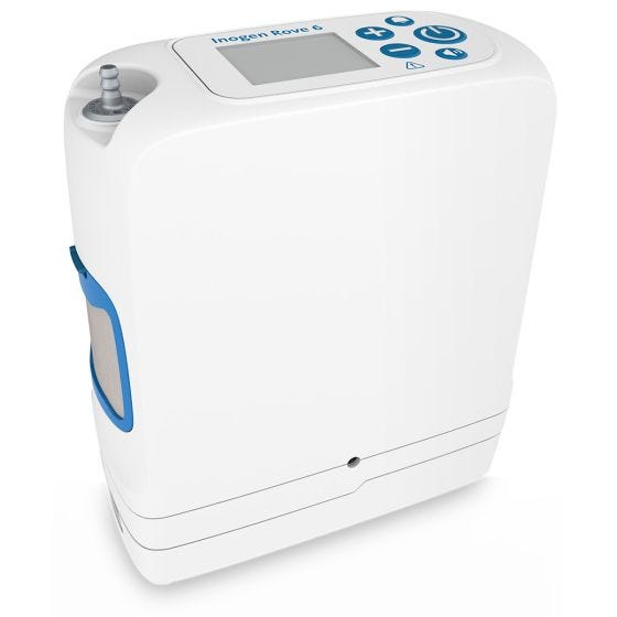 oxygen concentrator on white