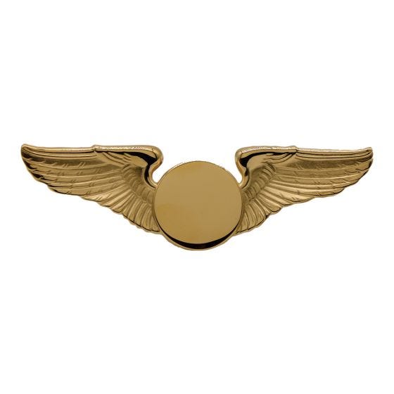 Gold Wings (for Captain's Cap- 3 in.)