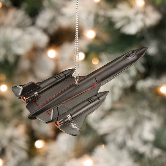 USAF SR-71 Christmas Ornament