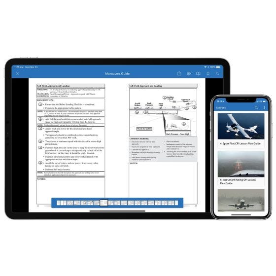 Sporty’s Ultimate CFI Lesson Plan Guide App (Private, Instrument ...