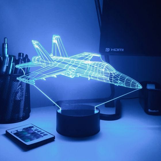 TBF Avenger 3D Aircraft Color Changing Lamps