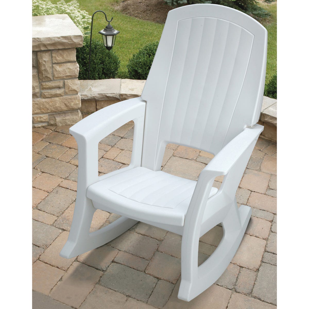 Weather Resistant Rocker From Sporty S Tool White