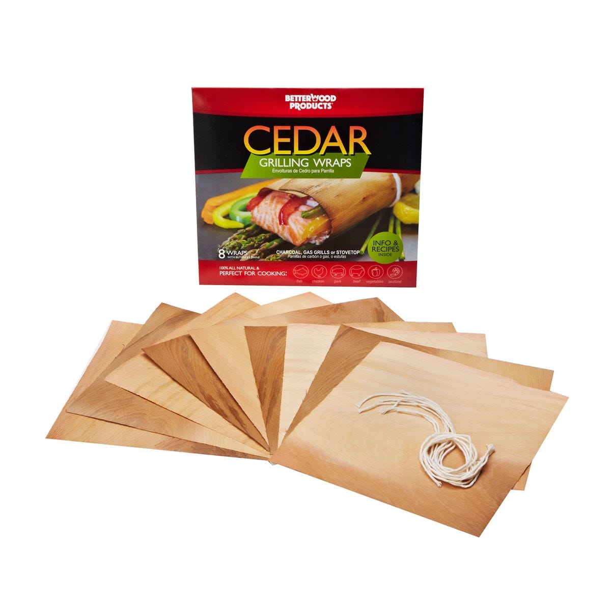 Cedar Grilling Wraps from Sportys Preferred Living