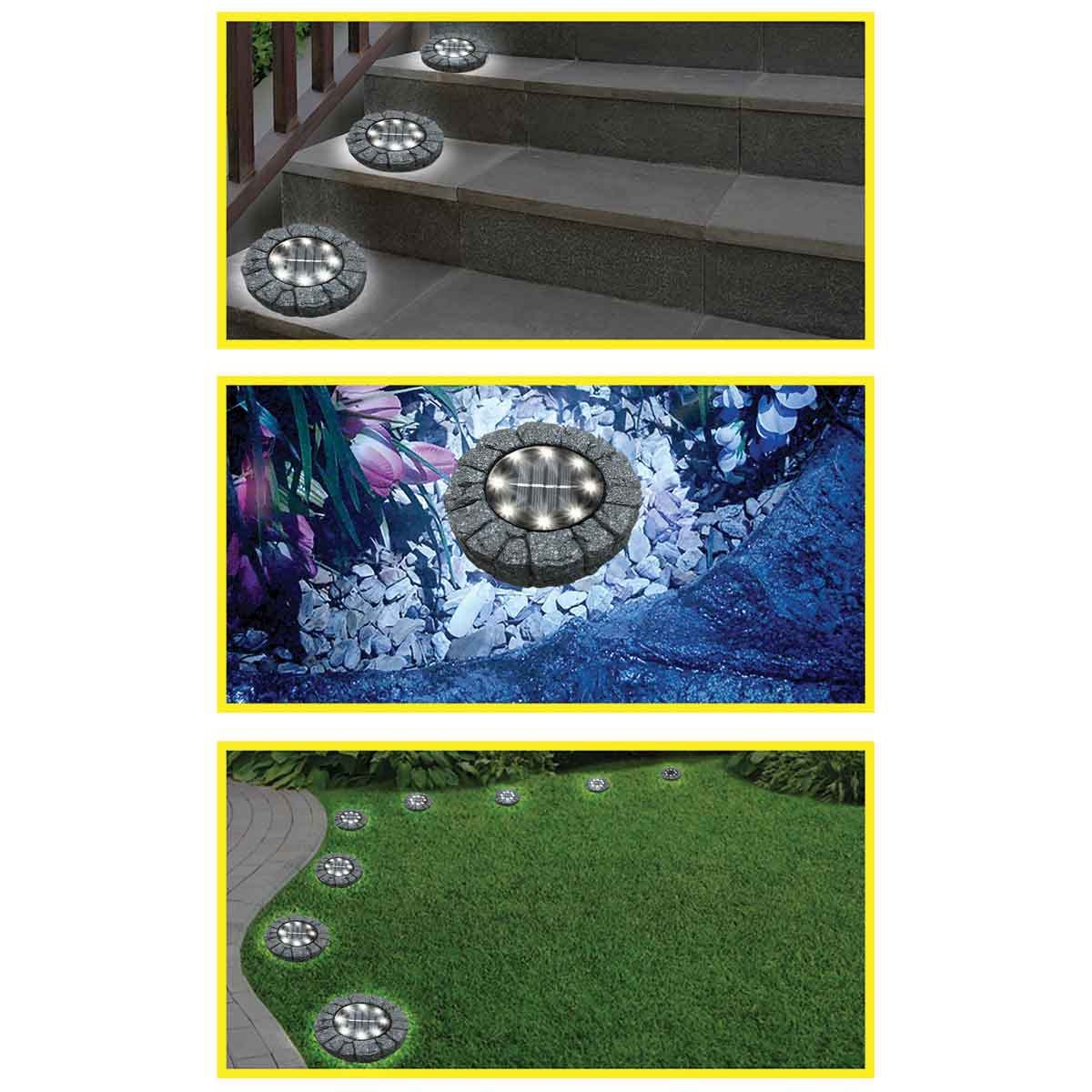 Ultra InGround Solar Path Lights (Set of 4) from Sporty's Tool Shop