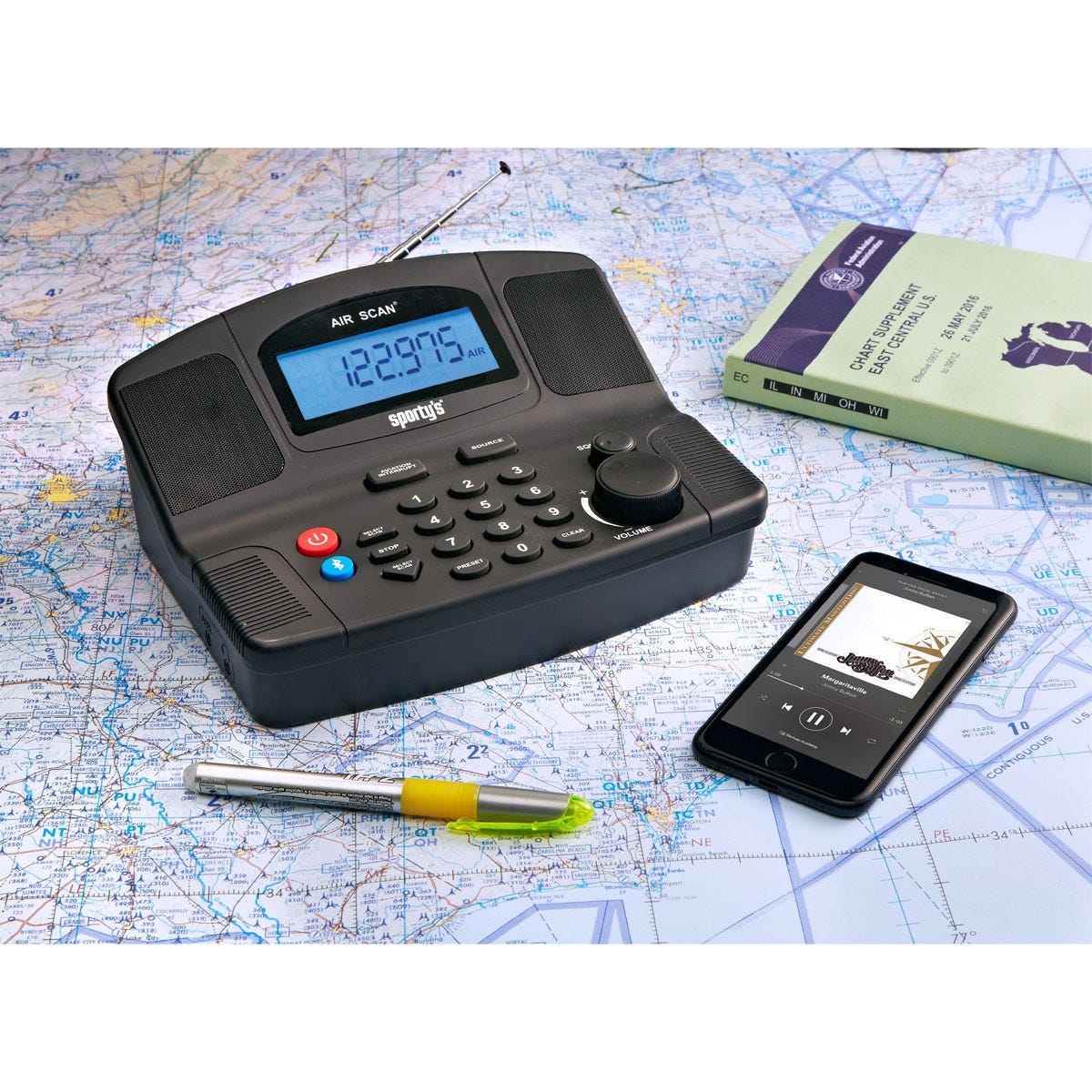 Sporty's Air Scan Aviation Radio / Scanner from Sporty's Wright Bros