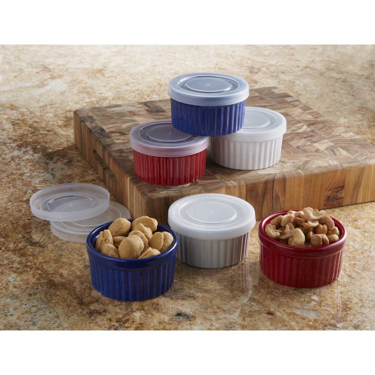 6Pc. Ramekin Set with Lids from Sporty's Tool Shop