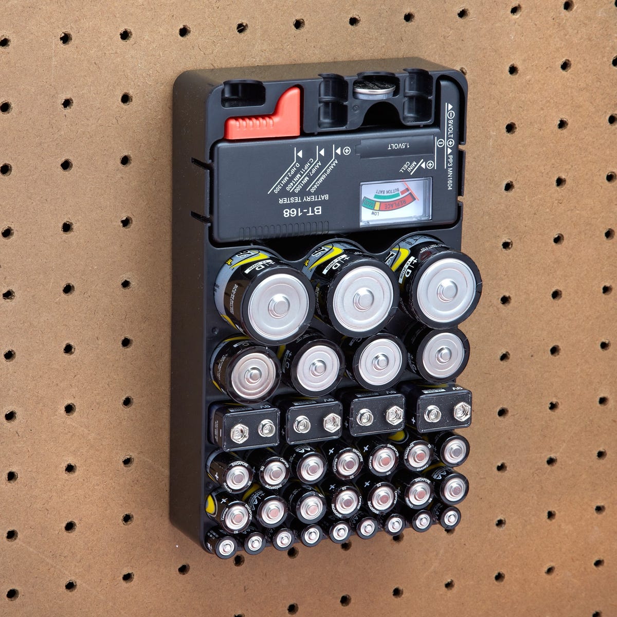 Battery Organizer and Tester from Sporty's Tool Shop