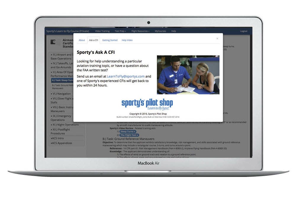 Ask a CFI Sporty's course