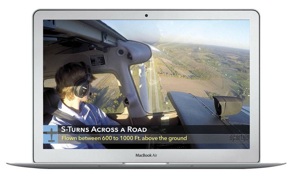 Sporty's Learn to Fly Course in-flight video