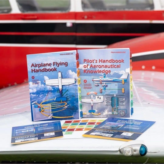 Sporty’s Adds Free Organizer Tabs to FAA Pilot Handbooks