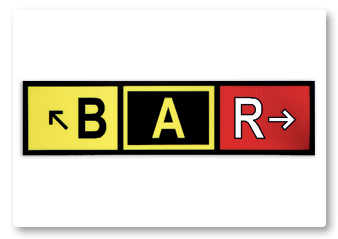 Custom Taxiway Sign