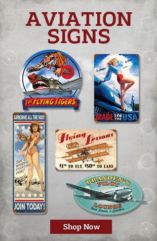 signs seaplane christmas ornament