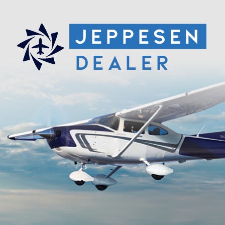Your Source for Jeppesen. Explore books, guides, training, and more. Jeppesen Dealer Logo with plane in flight.