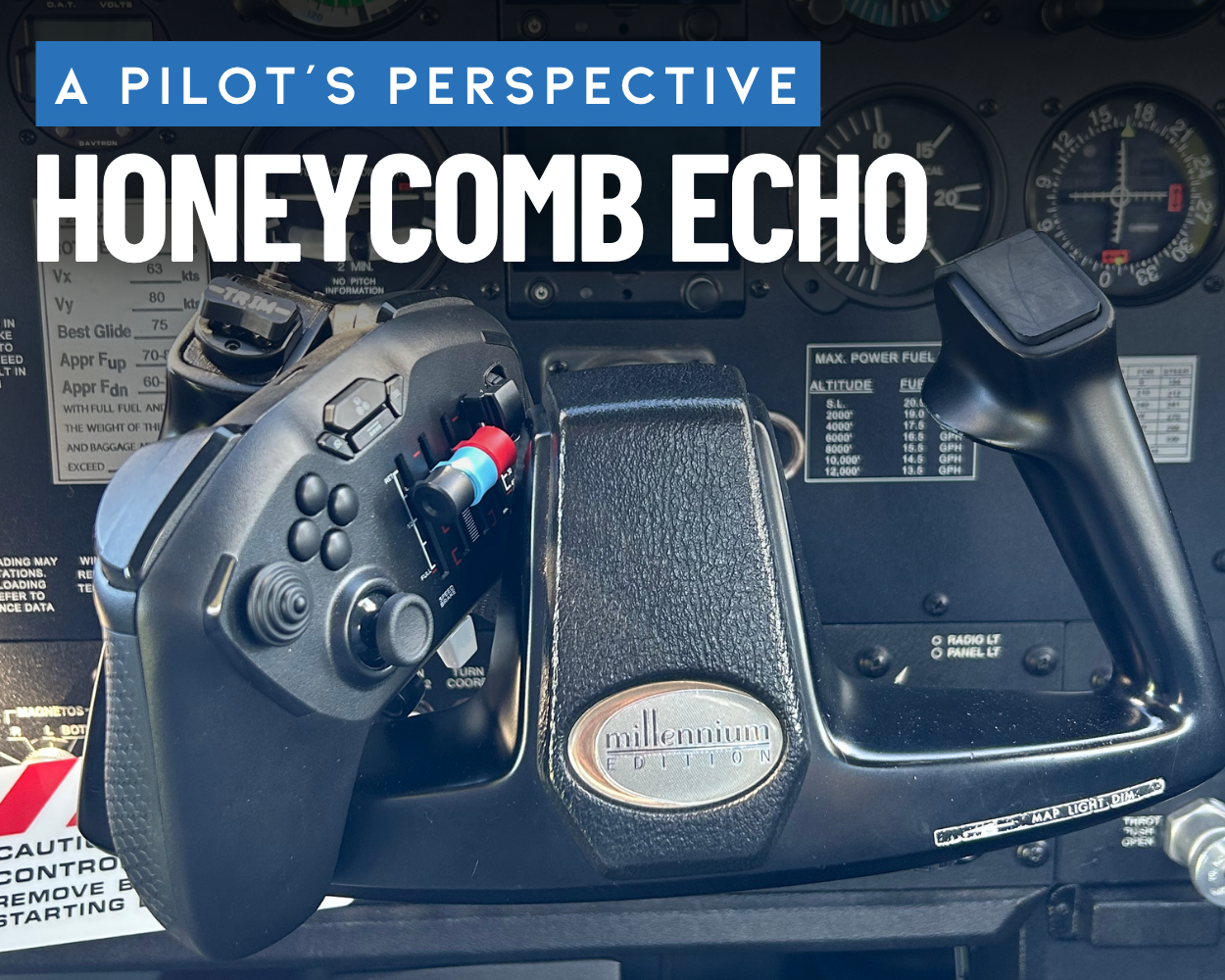 Honeycomb Echo Review - A Pilot's Perspective